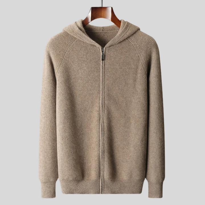 Royal | Cashmere Merino Wool Zip-Up