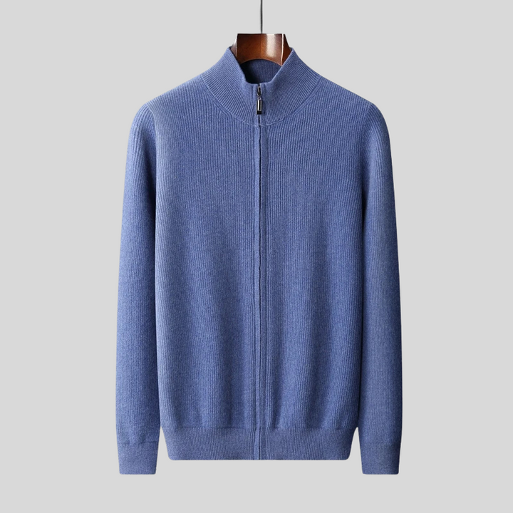 Monarch | Cashmere Merino Wool Zip-Up