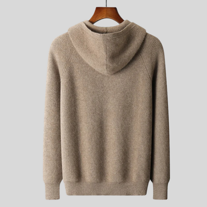 Royal | Cashmere Merino Wool Zip-Up