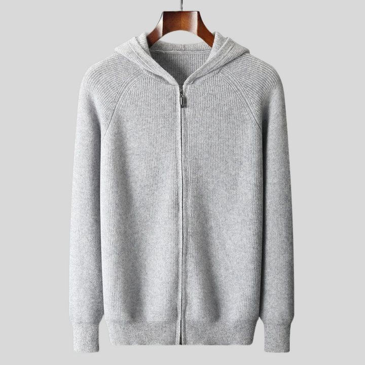 Royal | Cashmere Merino Wool Zip-Up