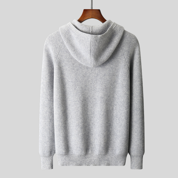 Royal | Cashmere Merino Wool Zip-Up