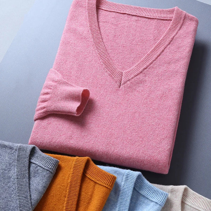 Essential | V-Neck Wool Sweater