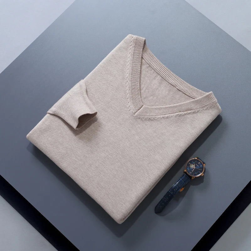 Essential | V-Neck Wool Sweater