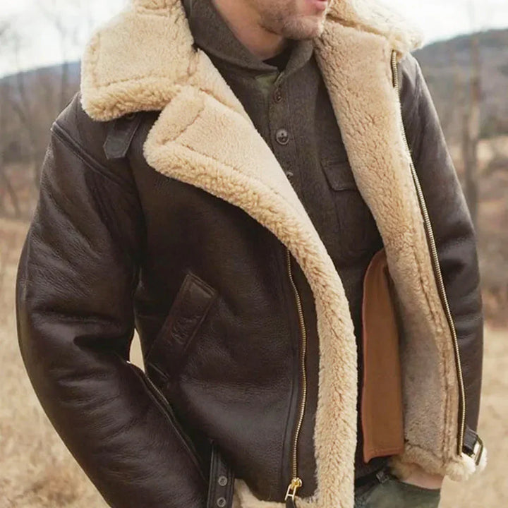 Elliot | Shearling Leather Jacket