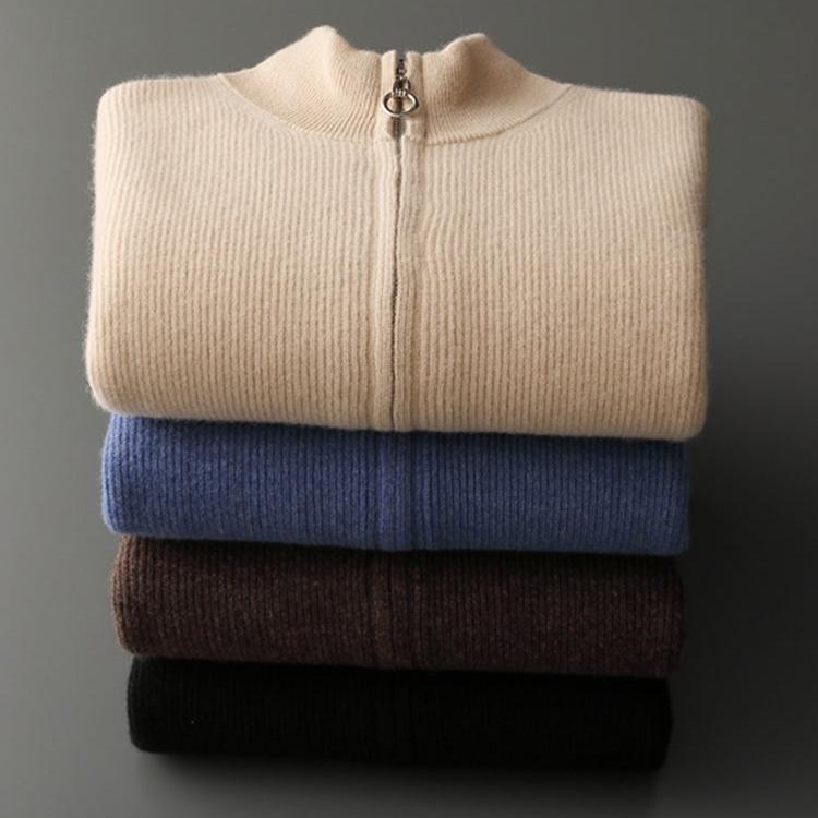 Monarch | Cashmere Merino Wool Zip-Up