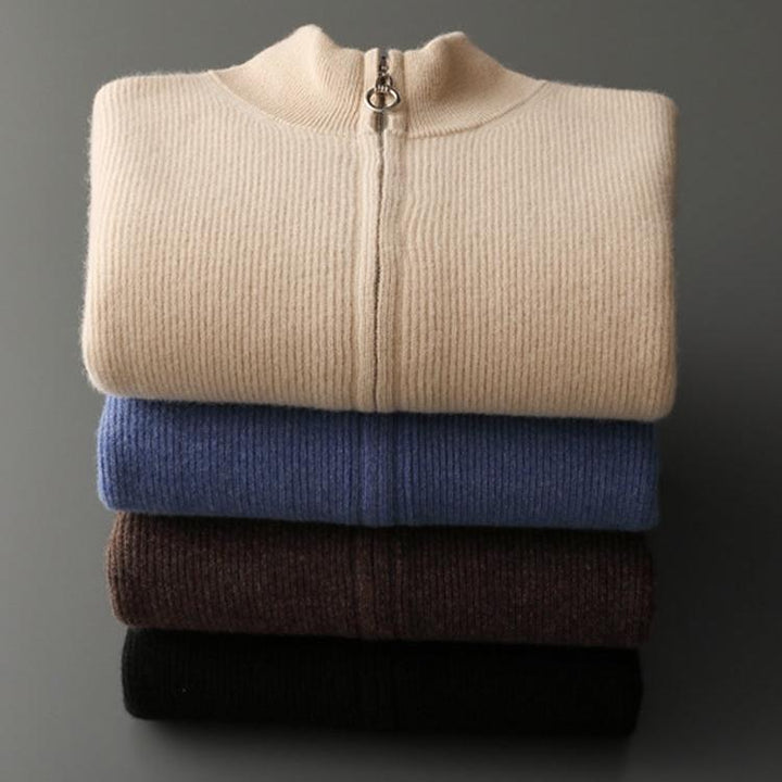 Monarch | Cashmere Merino Wool Zip-Up