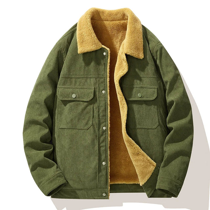 Godfrey | Sherpa-Lined Corduroy Jacket