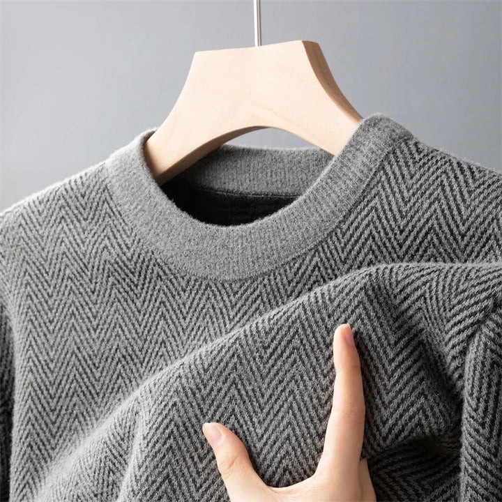 The Herringbone | Wool Sweater