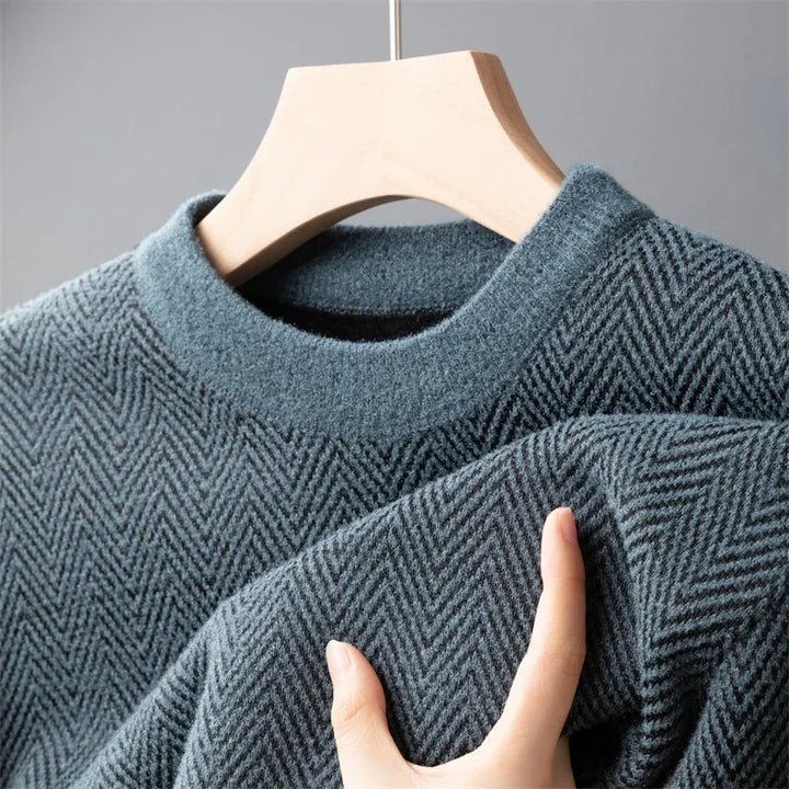 The Herringbone | Wool Sweater