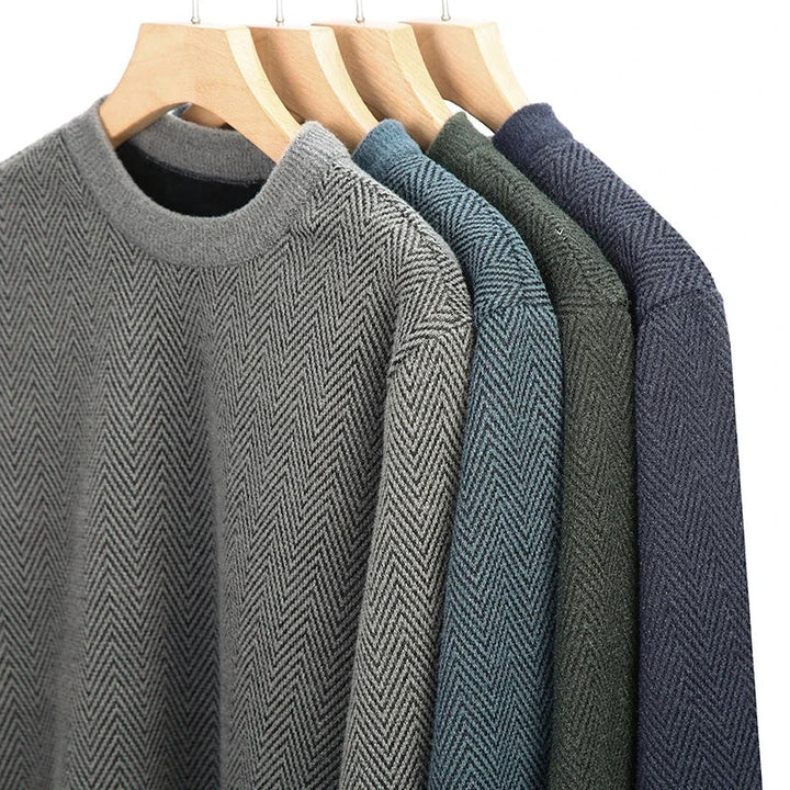 The Herringbone | Wool Sweater