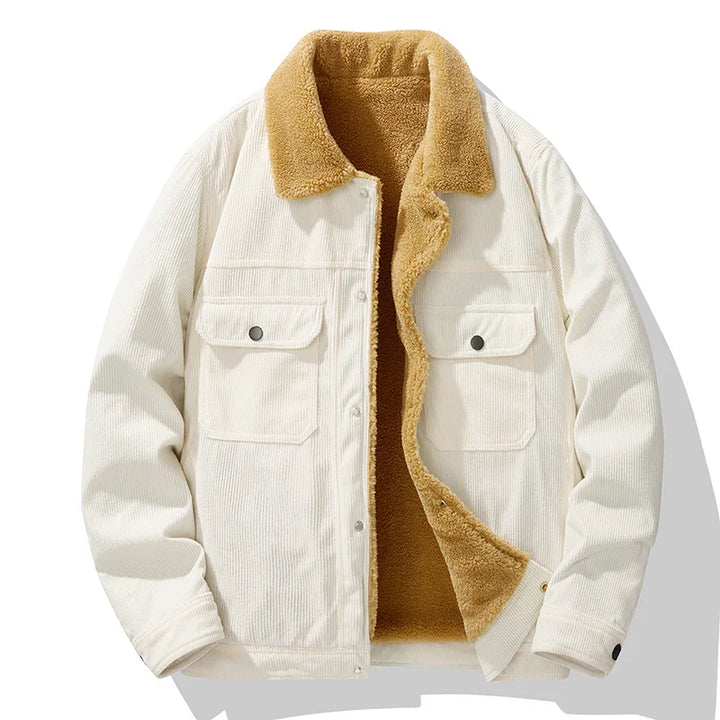 Godfrey | Sherpa-Lined Corduroy Jacket