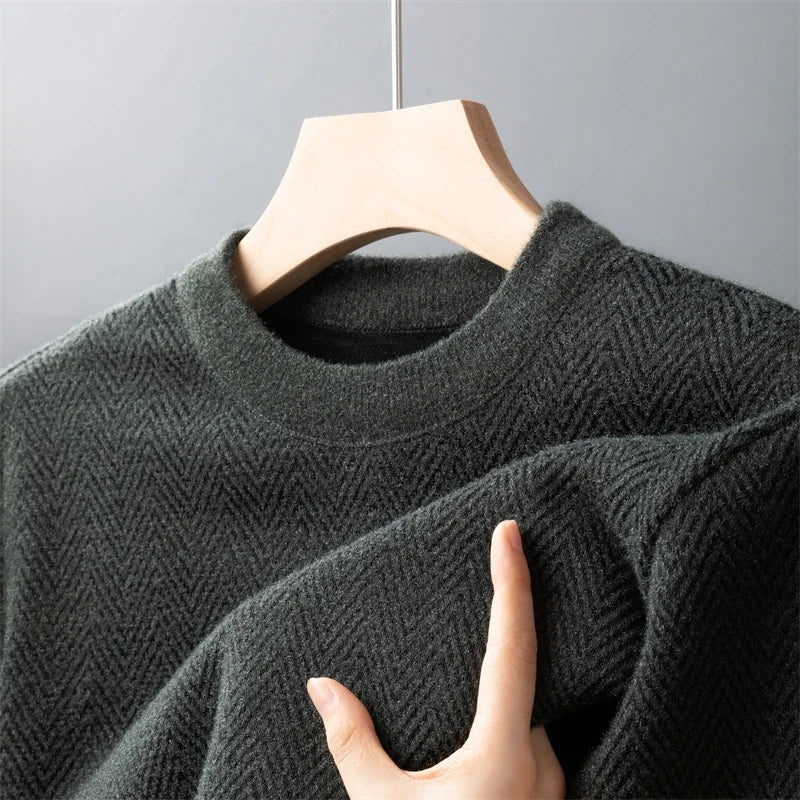 The Herringbone | Wool Sweater