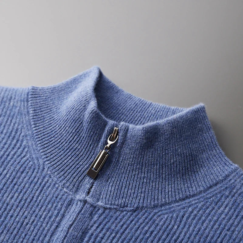 Monarch | Cashmere Merino Wool Zip-Up