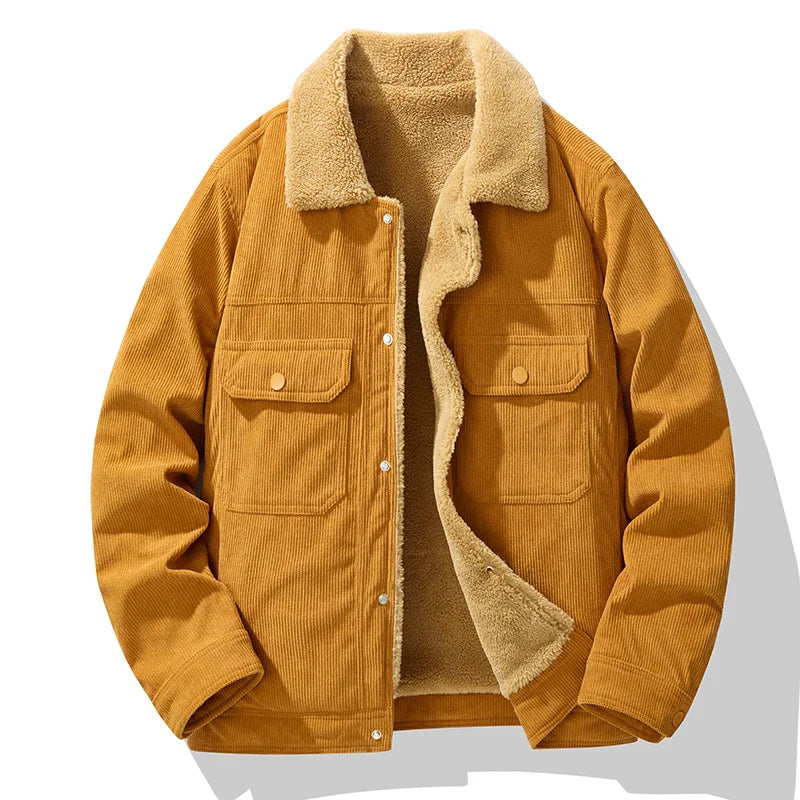 Godfrey | Sherpa-Lined Corduroy Jacket