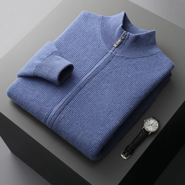 Monarch | Cashmere Merino Wool Zip-Up