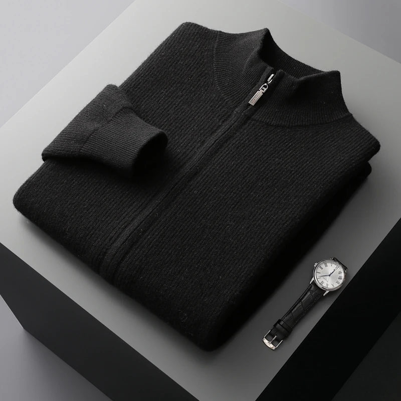 Monarch | Cashmere Merino Wool Zip-Up