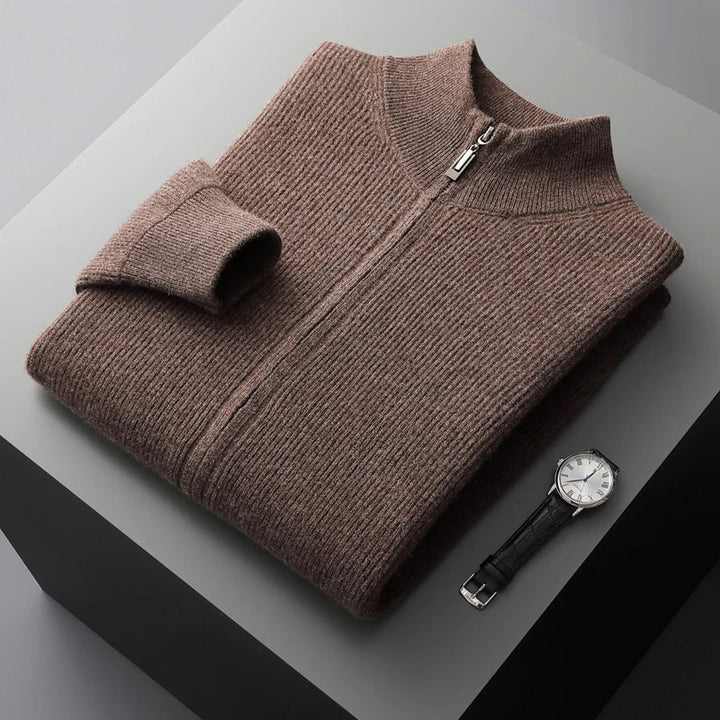 Monarch | Cashmere Merino Wool Zip-Up