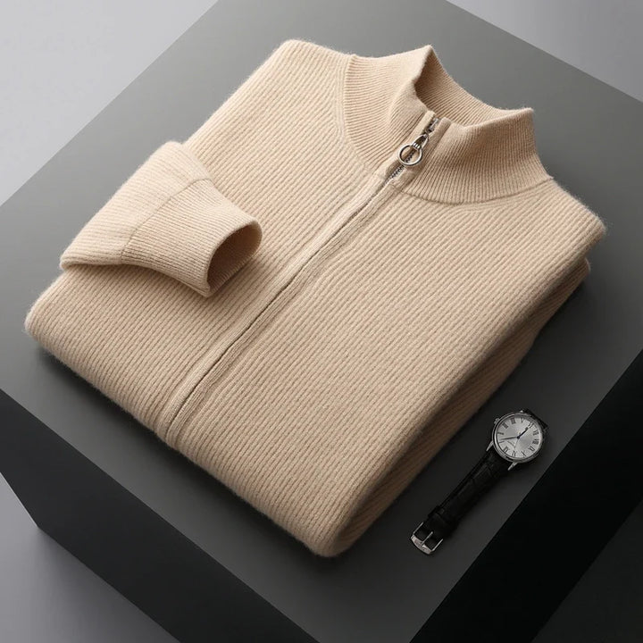 Monarch | Cashmere Merino Wool Zip-Up