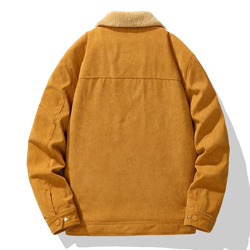 Godfrey | Sherpa-Lined Corduroy Jacket