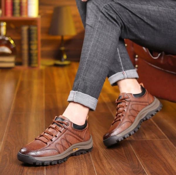 Leonard | Hand Stitched Leather Casual Men's Shoes